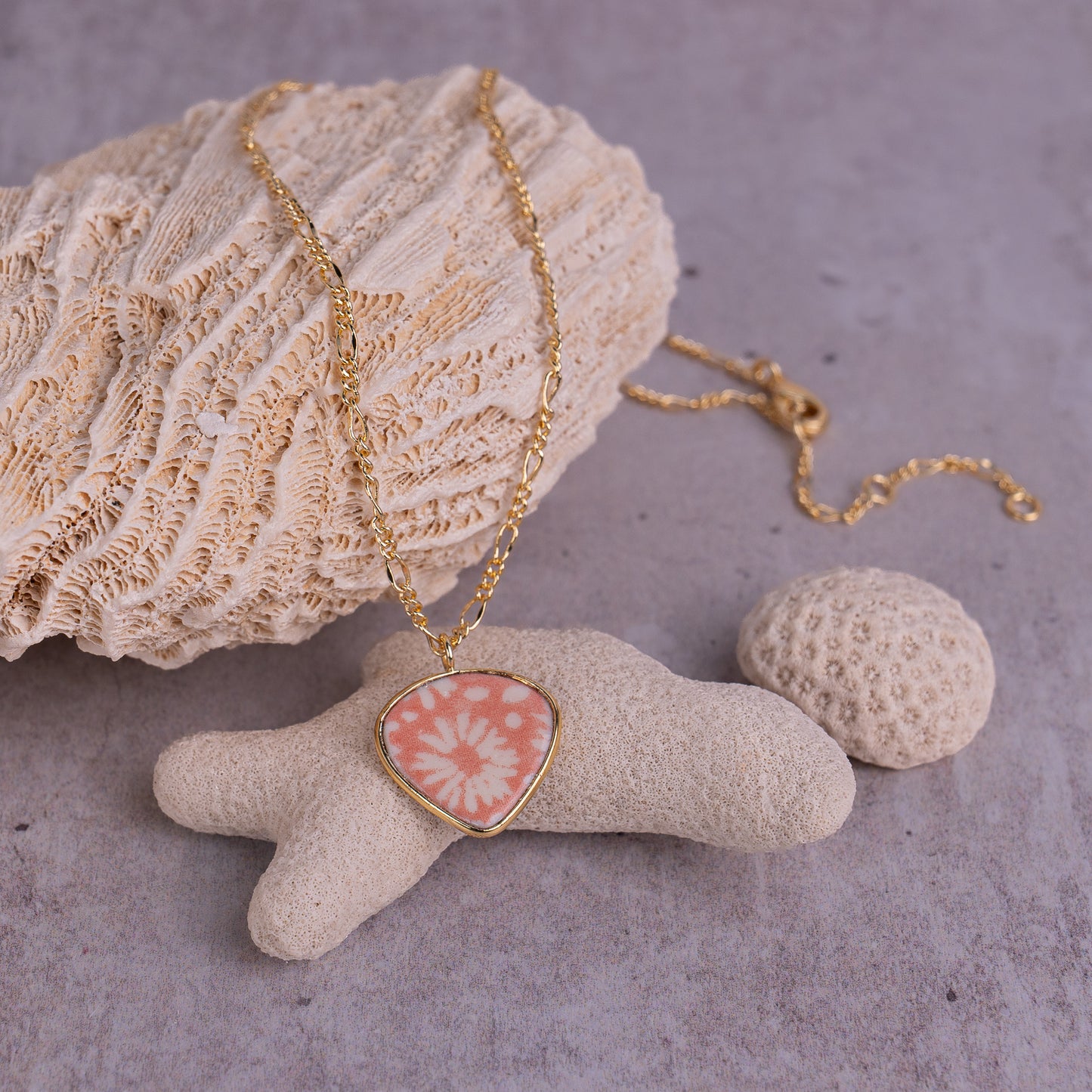 Porcelain Pendant Necklace - Medium