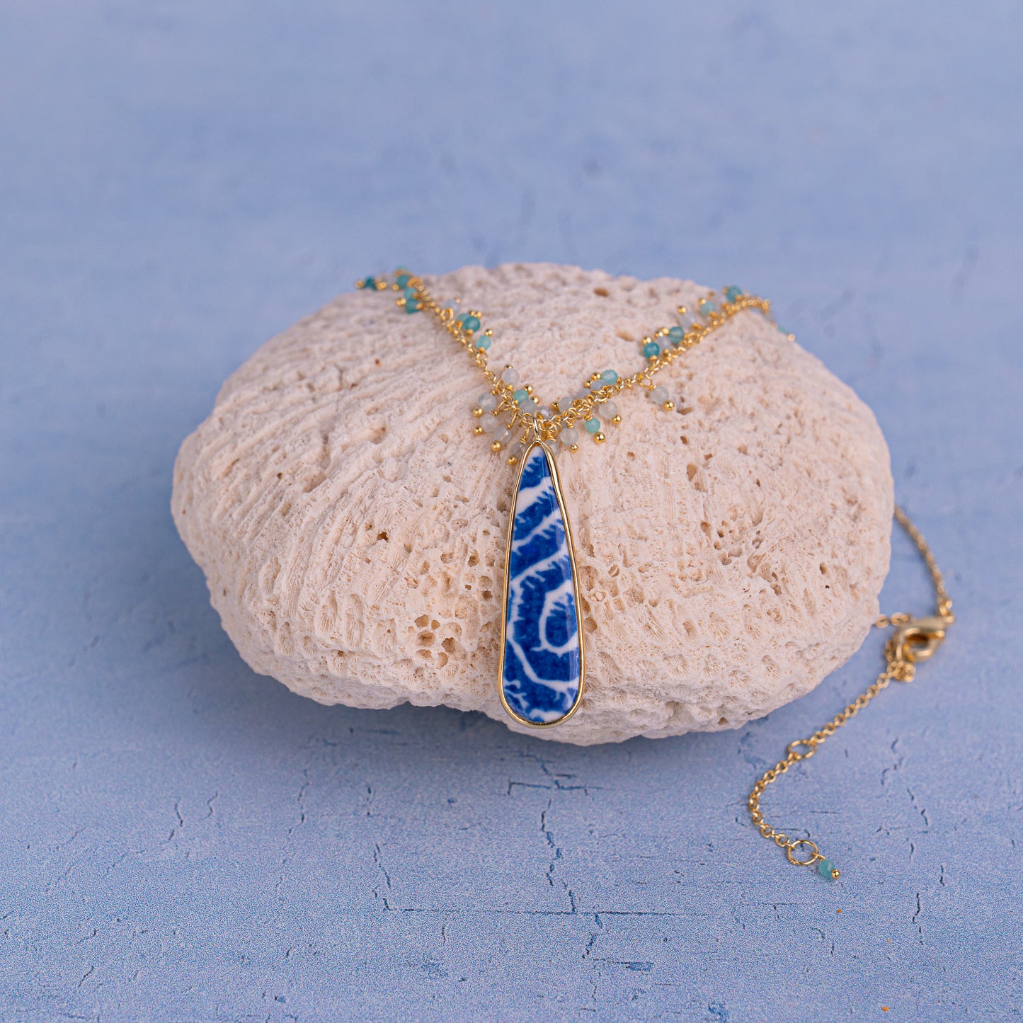 Porcelain Pendant Necklace