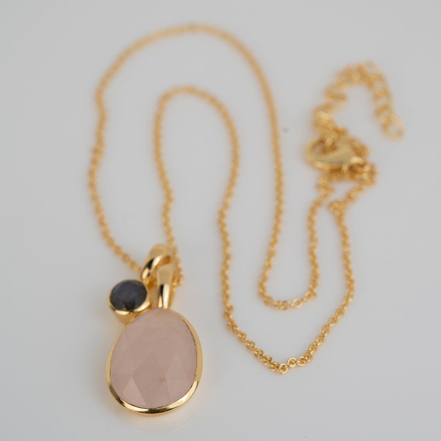 NECKLACE GP ROSE + LAB