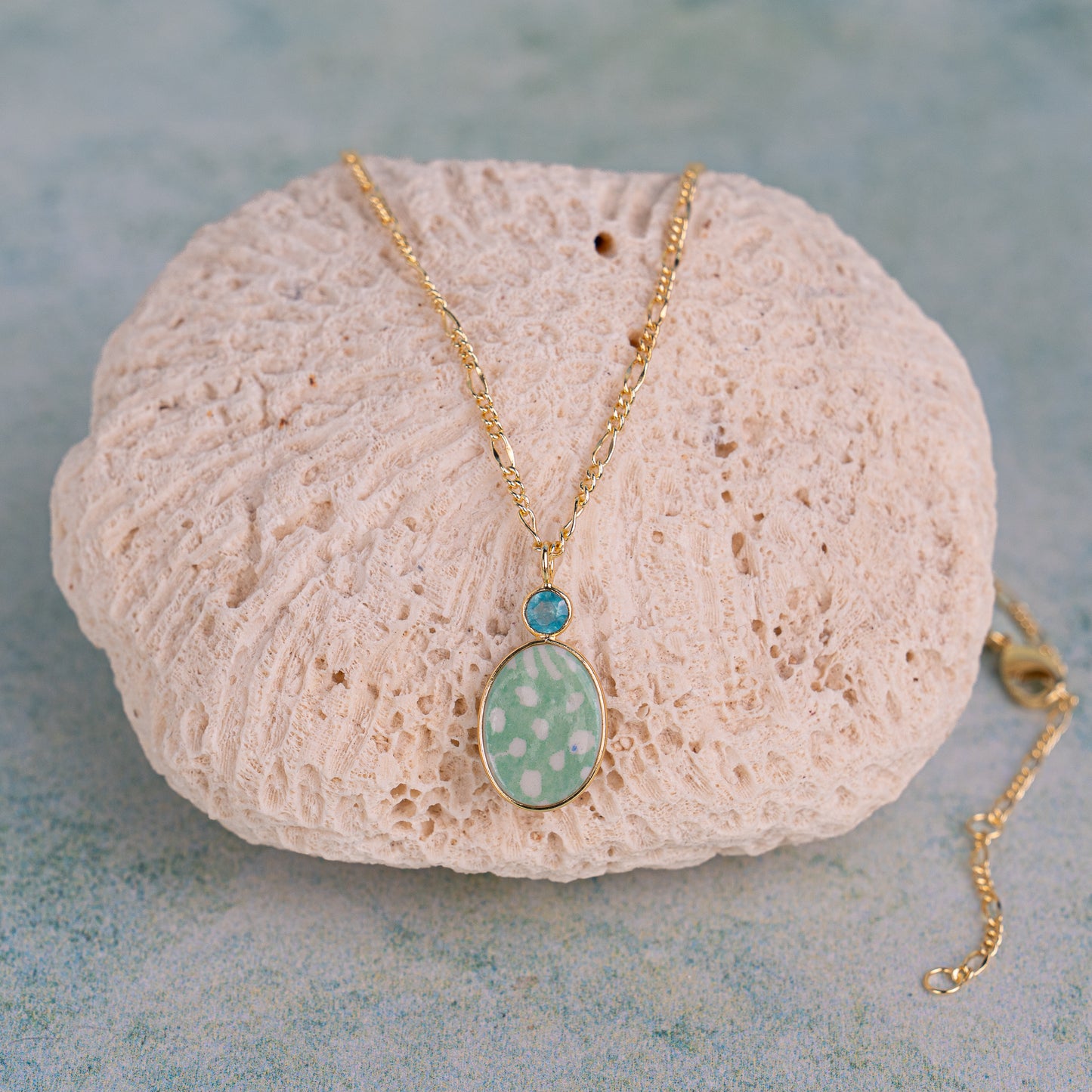 Porcelain Pendant Necklace