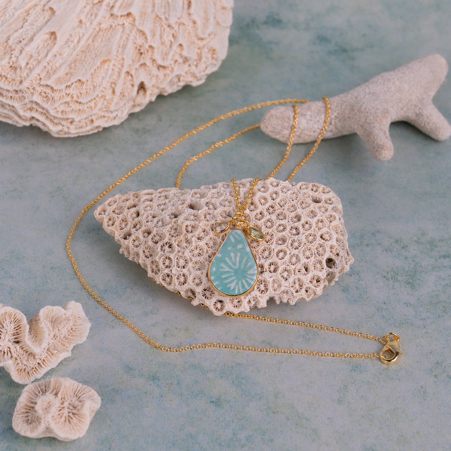 Porcelain Pendant Necklace