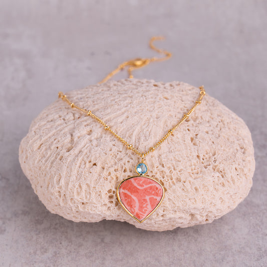 Porcelain Pendant Necklace