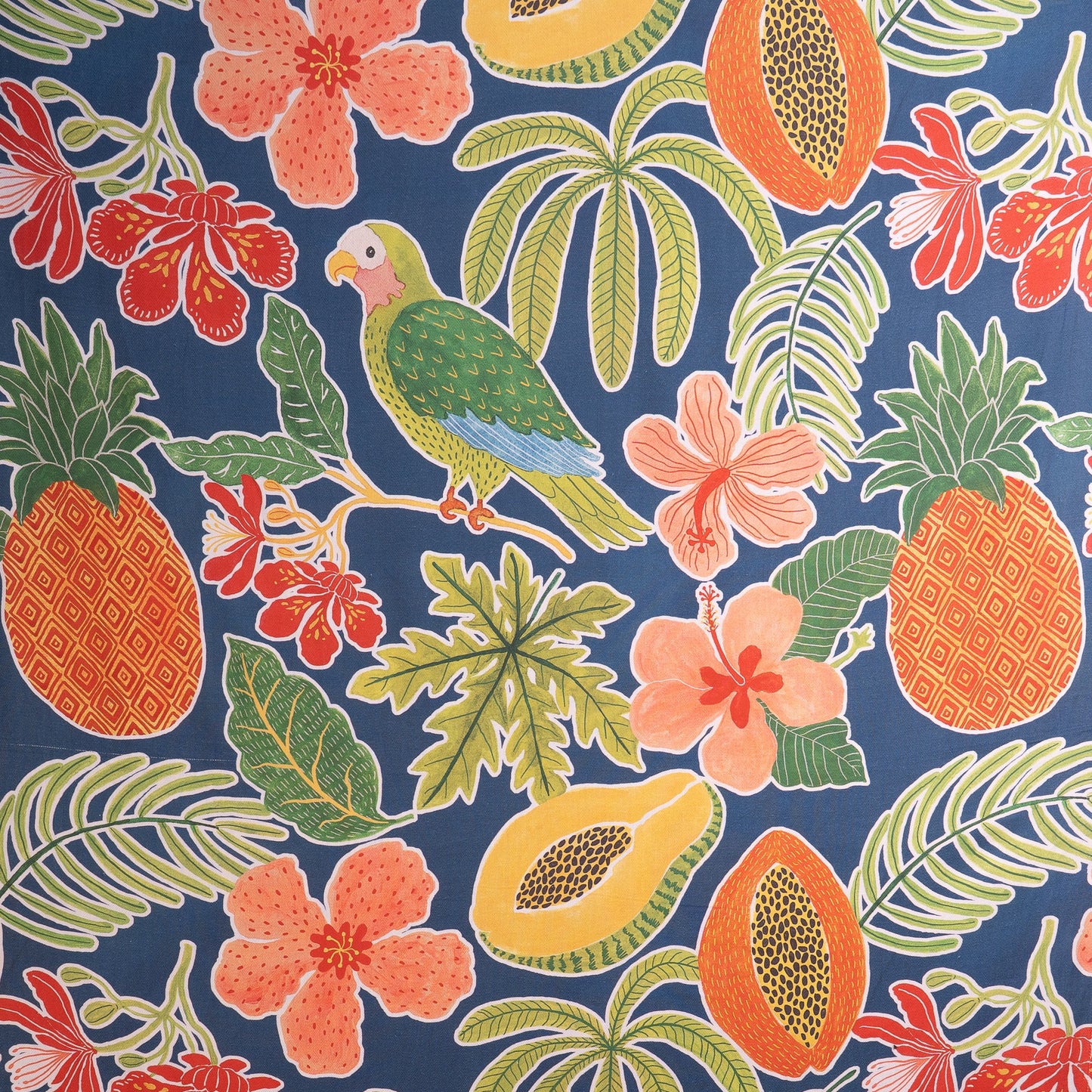 TURKISH TOWEL - PARROTS & PAPAYA