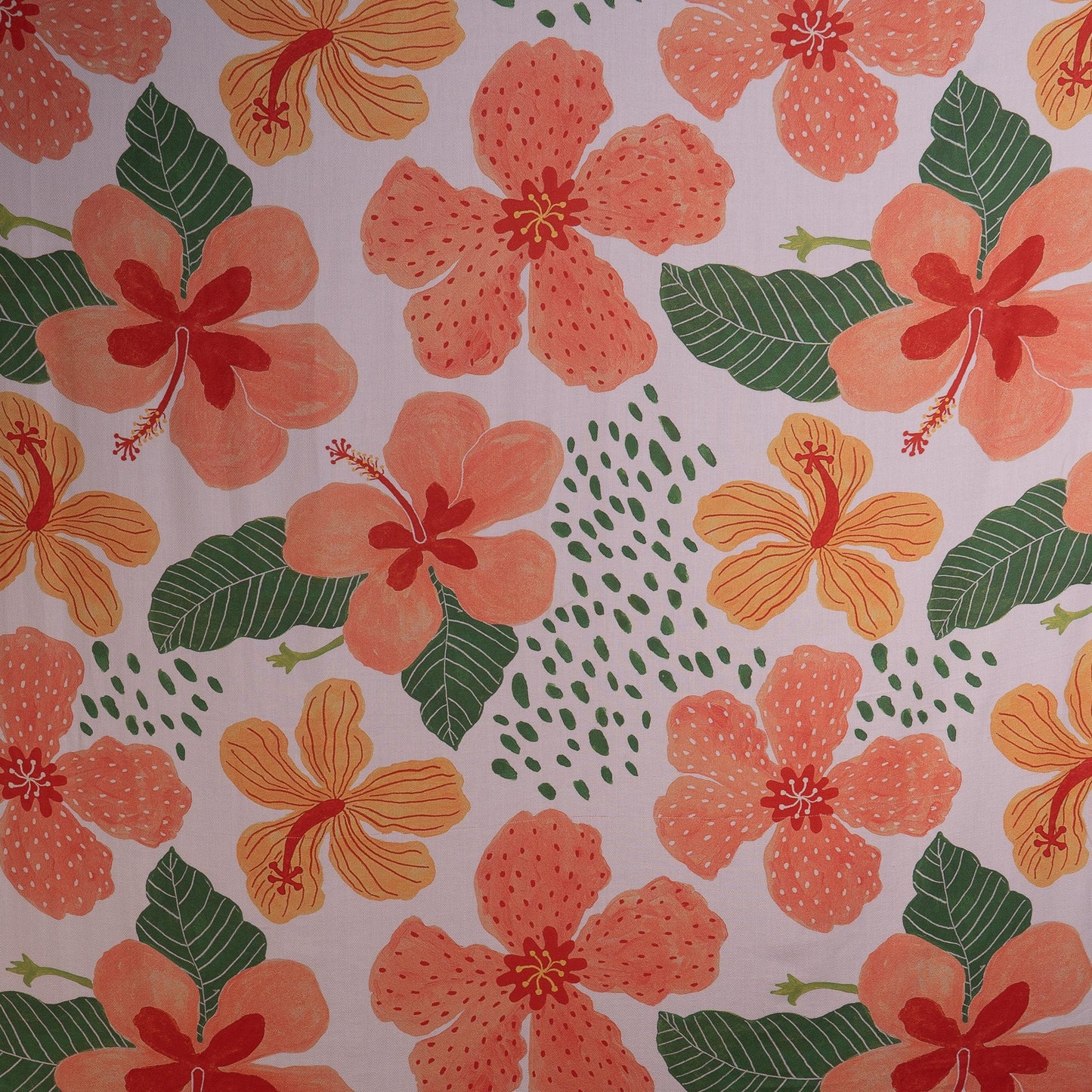 TURKISH TOWEL - HIBISCUS FLOWERS
