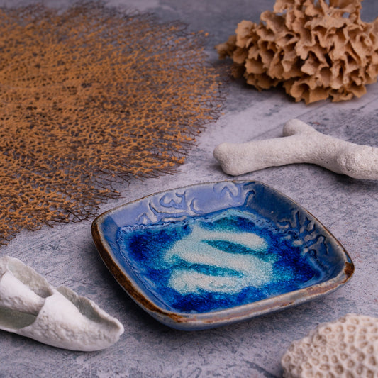 Blue Hole Square Dish