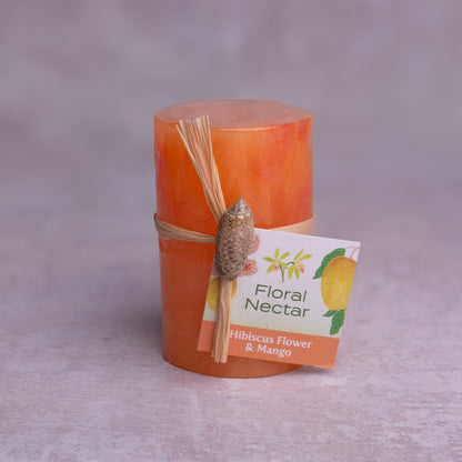 HIBISCUS FLOWER & MANGO SCROLL SOAP