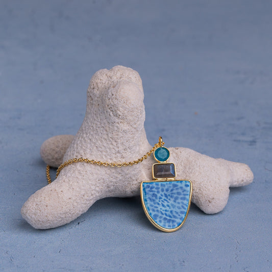 Porcelain Pendant Necklace