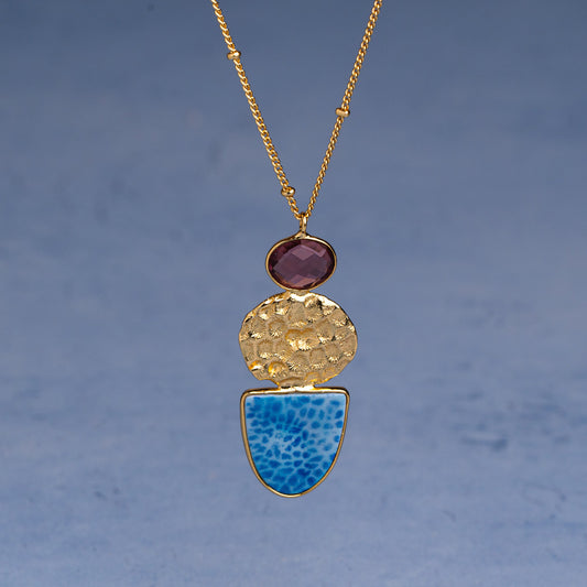 Porcelain Pendant Necklace