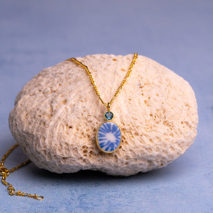Porcelain Pendant Necklace