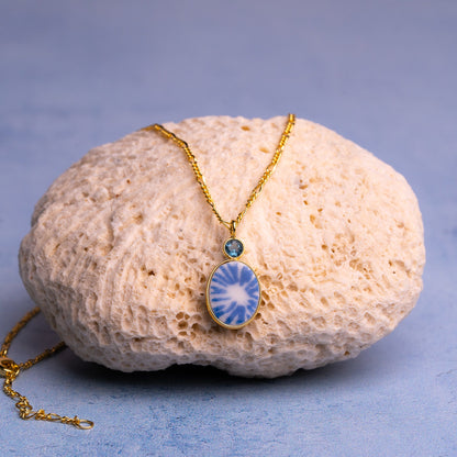 Porcelain Pendant Necklace