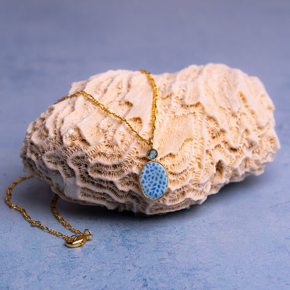 Porcelain Pendant Necklace