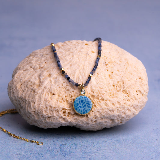 Porcelain Pendant Necklace