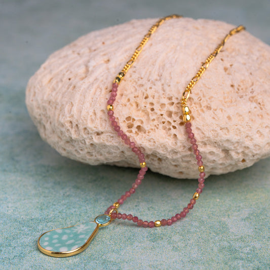 Porcelain Pendant Necklace