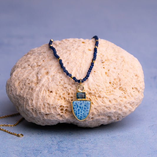 Porcelain Pendant Necklace