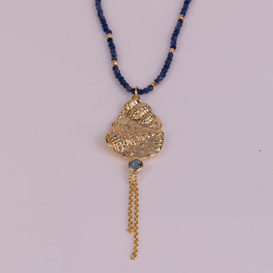 PENDANT GP NECKLACE W/ GEMS
