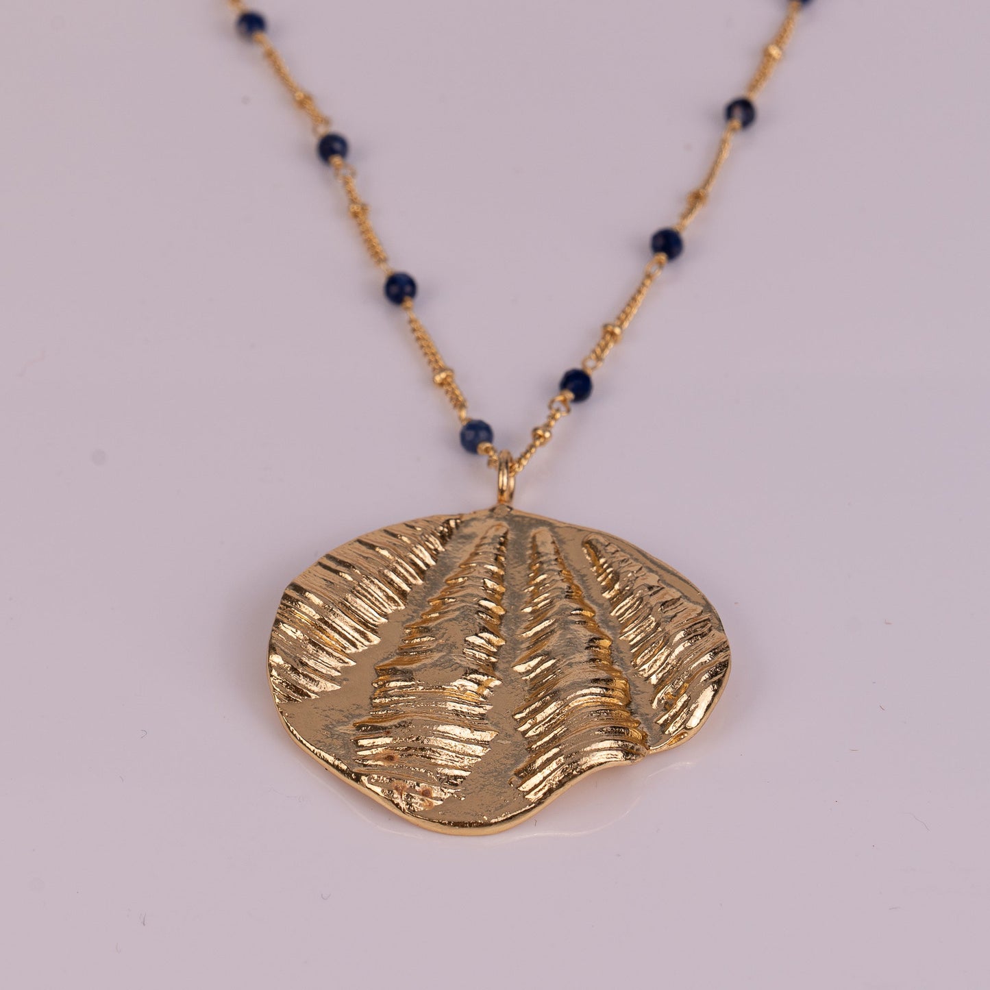PENDANT GP NECKLACE W/ GEMS