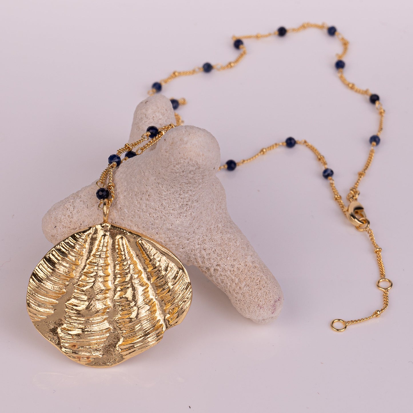 PENDANT GP NECKLACE W/ GEMS