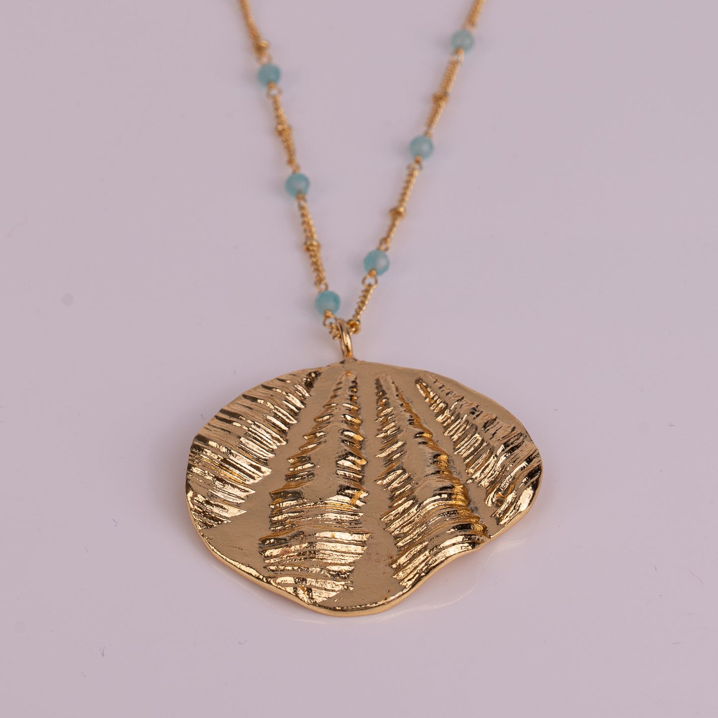 PENDANT GP NECKLACE W/ GEMS