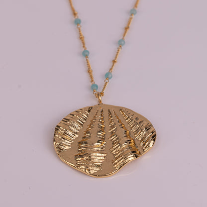 PENDANT GP NECKLACE W/ GEMS