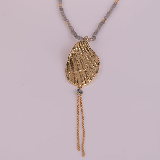NECKLACE GP W/ GEMS