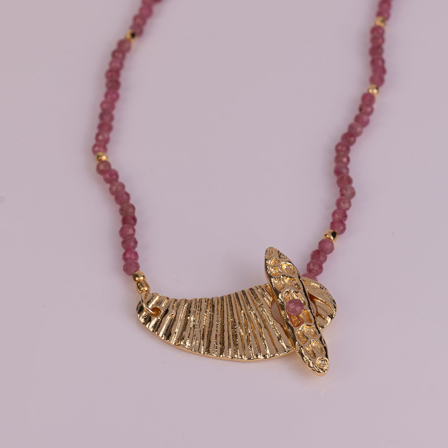 NECKLACE GP W/ GEMS