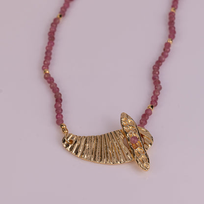 NECKLACE GP W/ GEMS