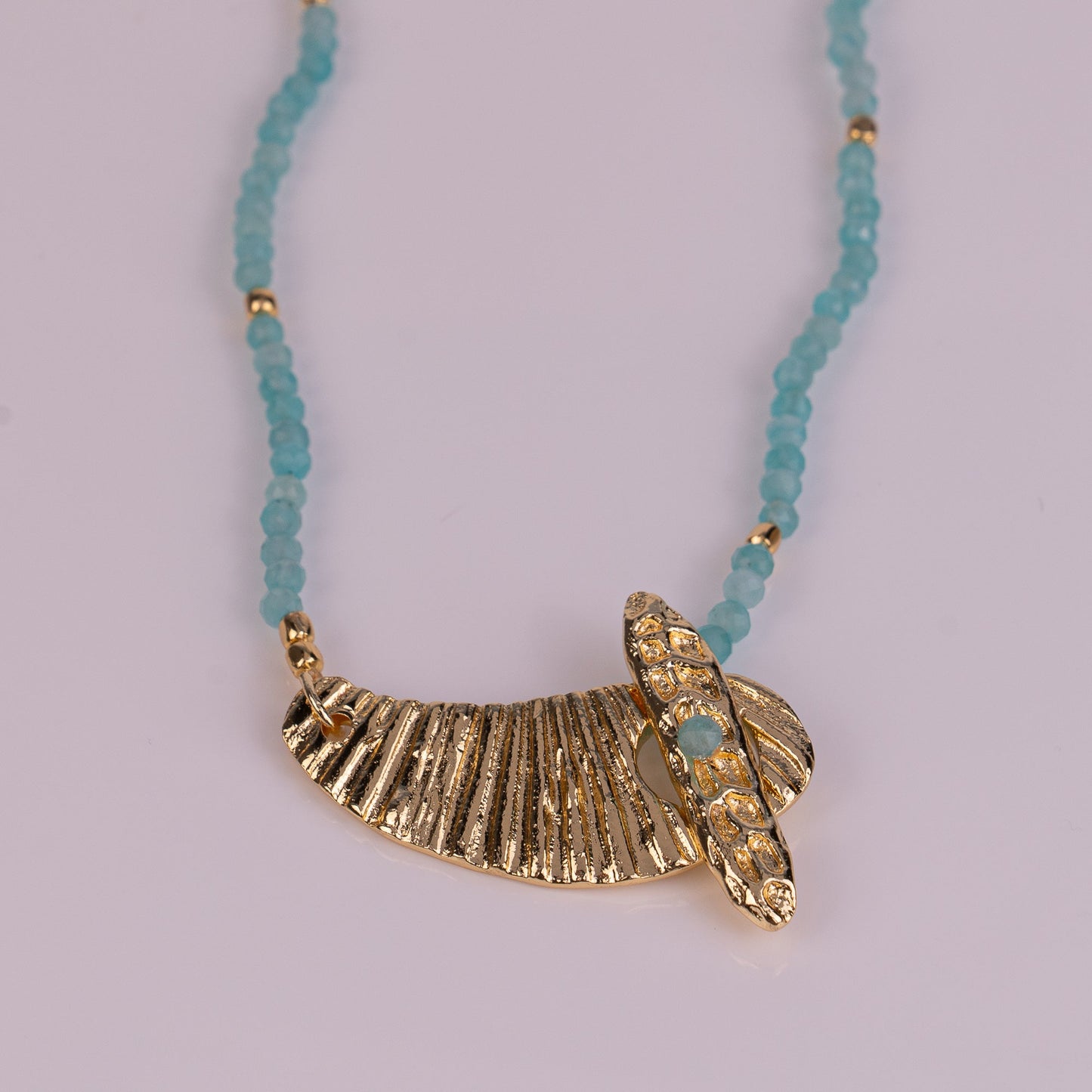 NECKLACE GP W/ GEMS