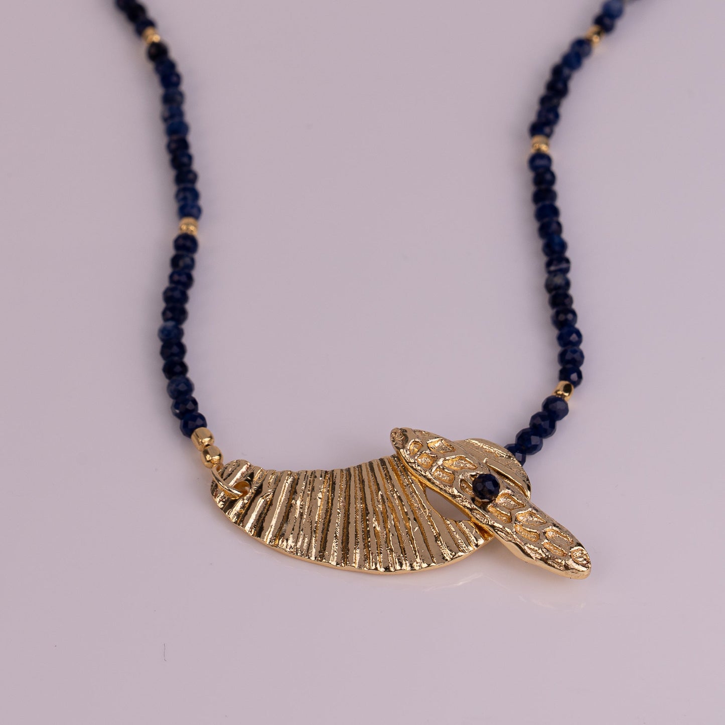 NECKLACE GP W/ GEMS