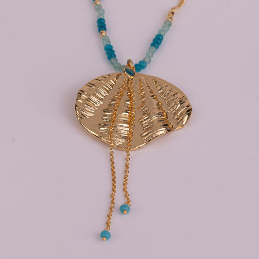 NECKLACE GP W/ GEMS