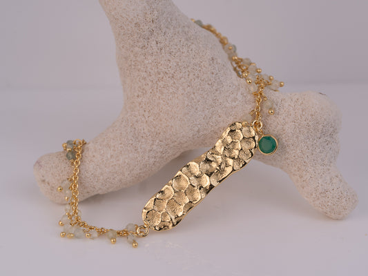 BRACELET GP W/ GEMS