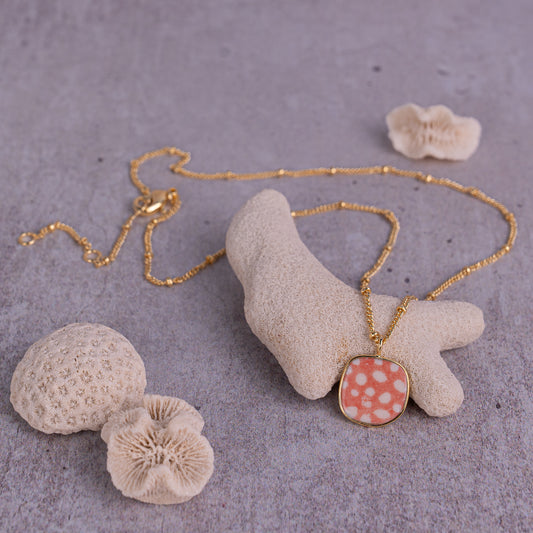 Porcelain Pendant Necklace - Small