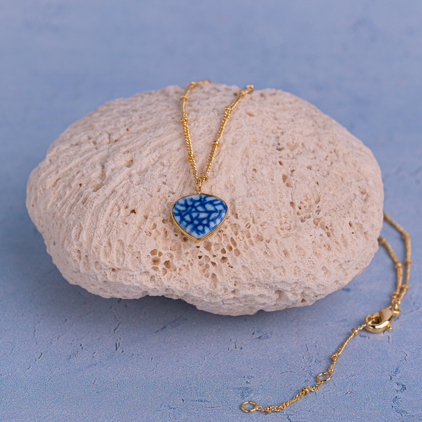Porcelain Pendant Necklace - Small
