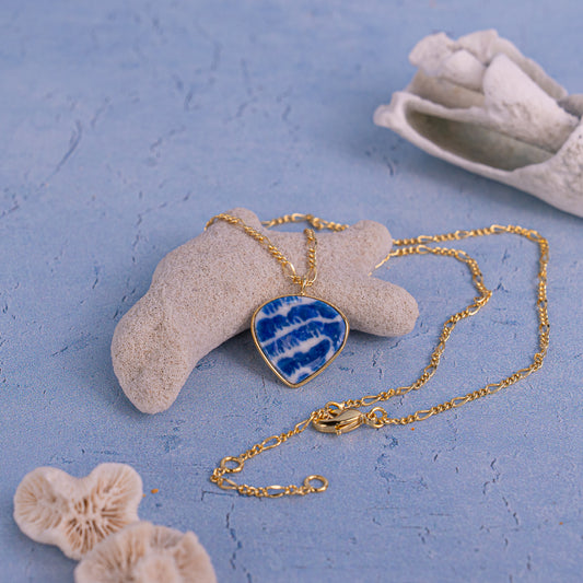 Porcelain Pendant Necklace - Medium