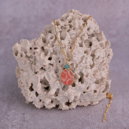 Porcelain Pendant Necklace