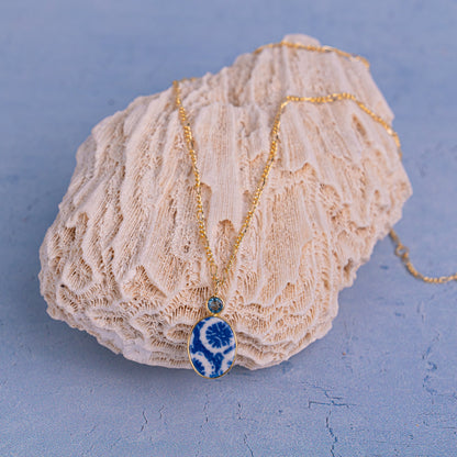 Porcelain Pendant Necklace