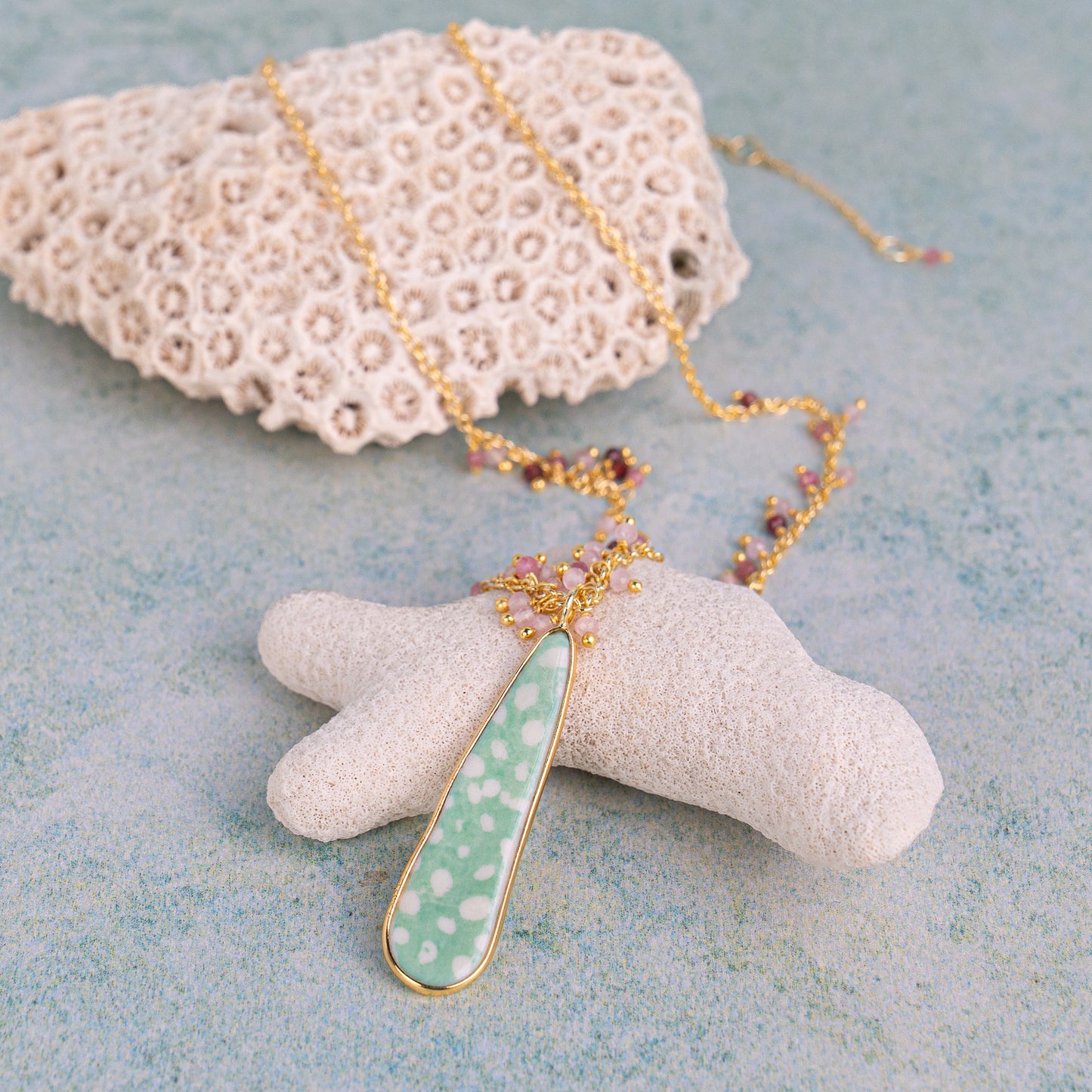 Porcelain Pendant Necklace