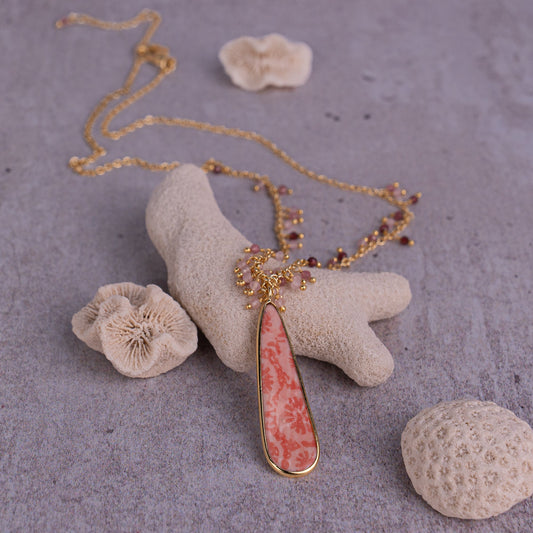 Porcelain Pendant Necklace