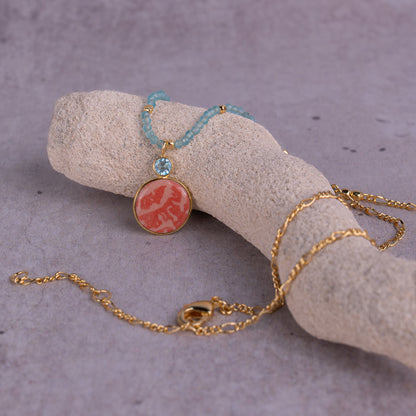 Porcelain Pendant Necklace
