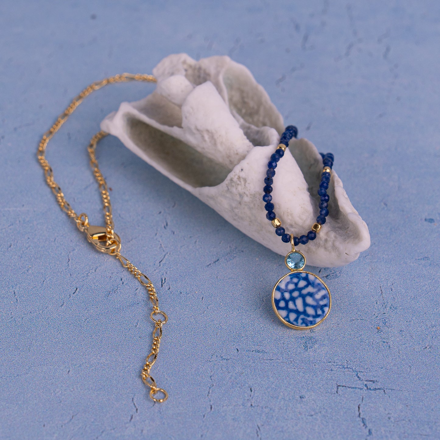 Porcelain Pendant Necklace