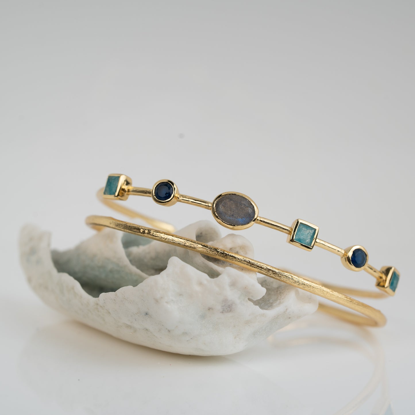 BRACELET GP DOUBLE W/GEMS