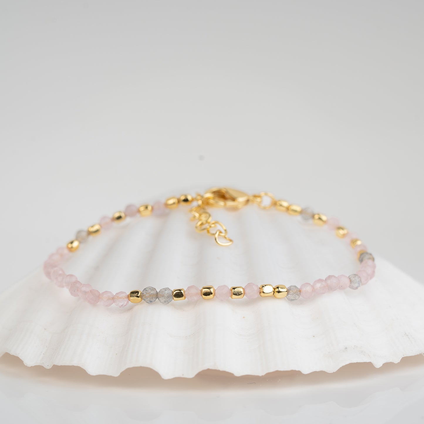 BRACELET GP ROSE QUARTZ