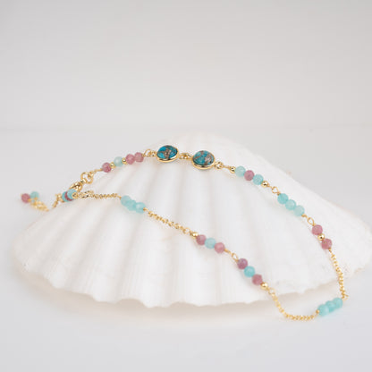 ANKLET GP GEMS MULTI COLOR