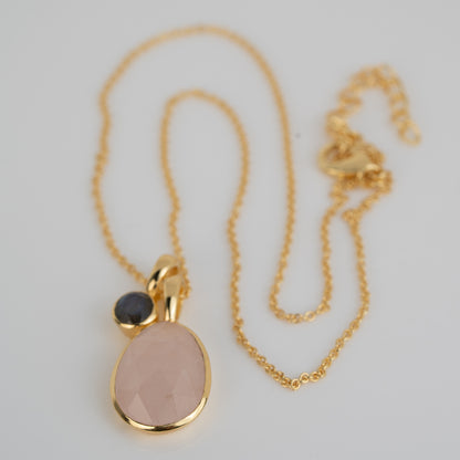 NECKLACE GP ROSE + LAB