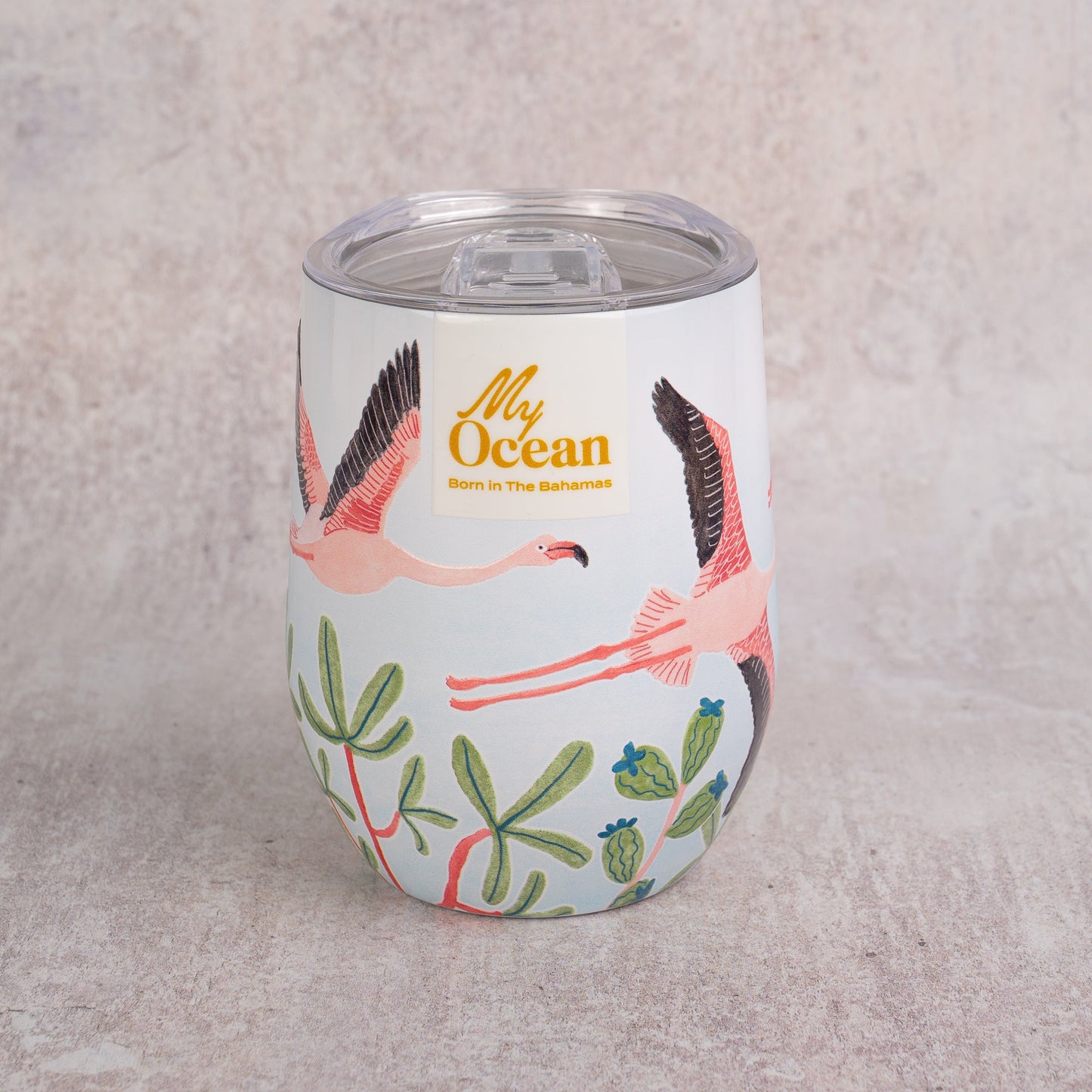 WINE TUMBLER - FLAMINGO