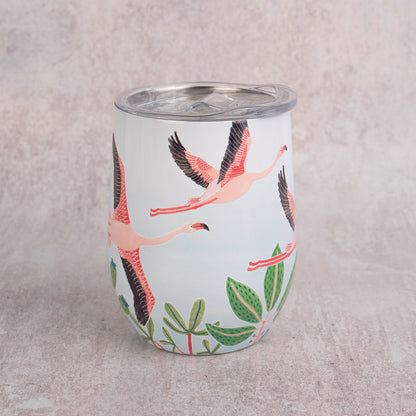 WINE TUMBLER - FLAMINGO