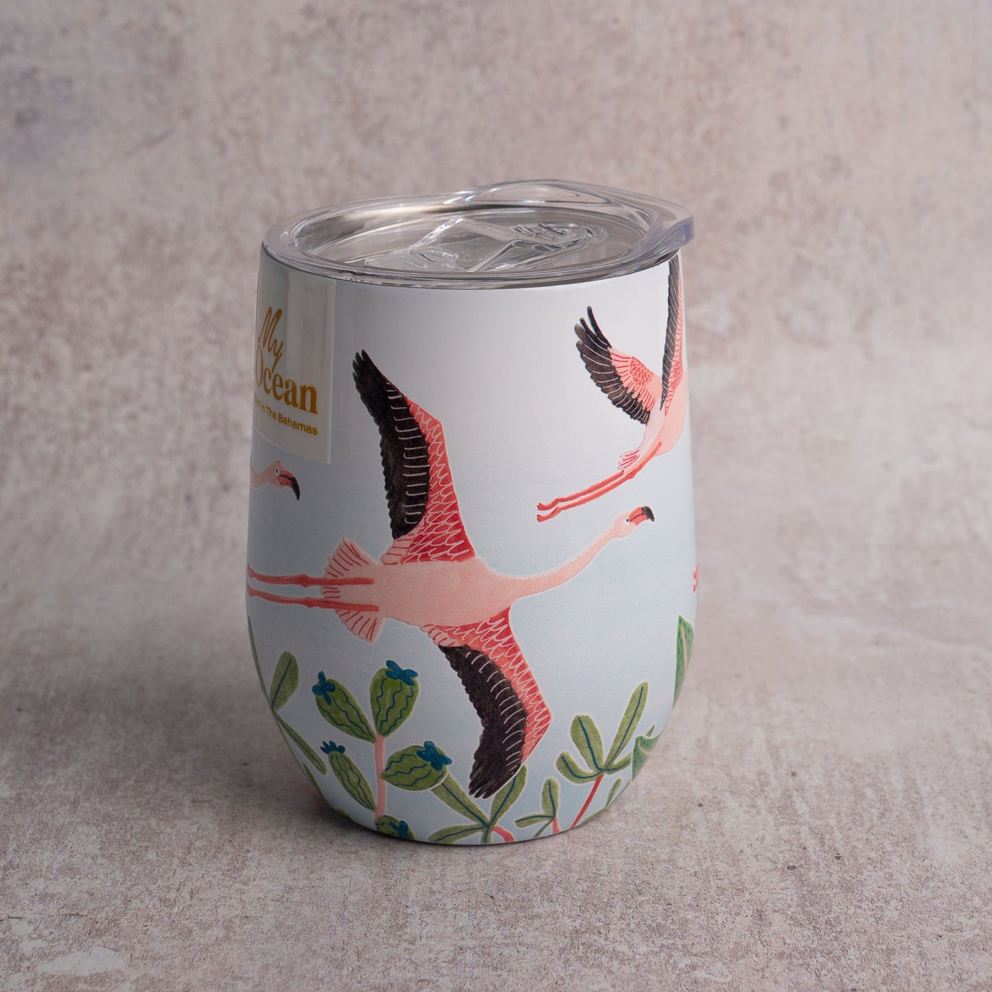 WINE TUMBLER - FLAMINGO