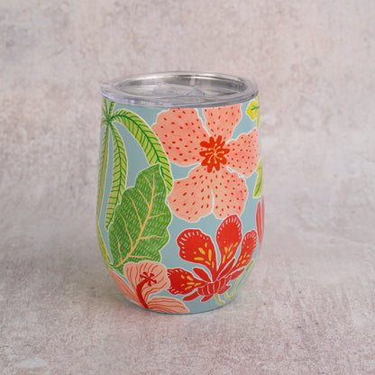 WINE TUMBLER - HIBISCUS