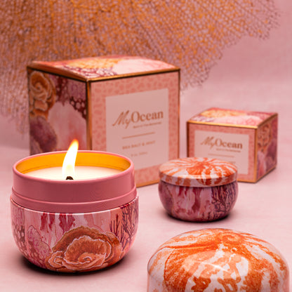 Sea Salt & Mint Tin Candle