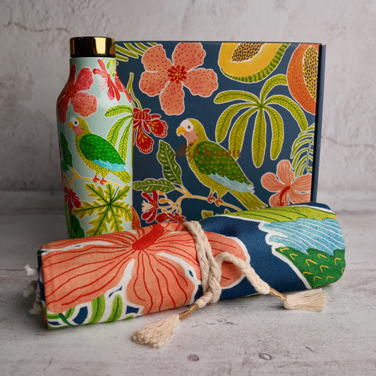 Abaco Gift Box with Towel & Water Bottle(Option D)
