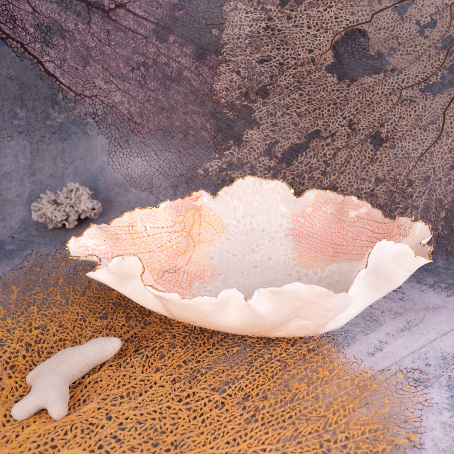 Sea Fan Lace Gallery bowl